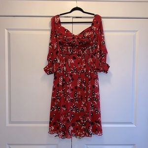 Brand New w tag Self-Portrait Strapless Midi Dress